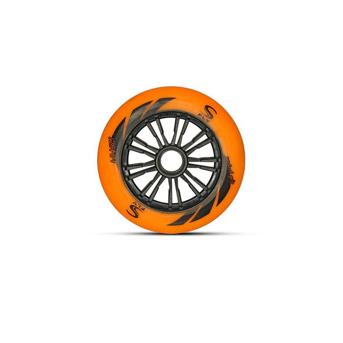 Orange Sfly Speed Skate Wheels 